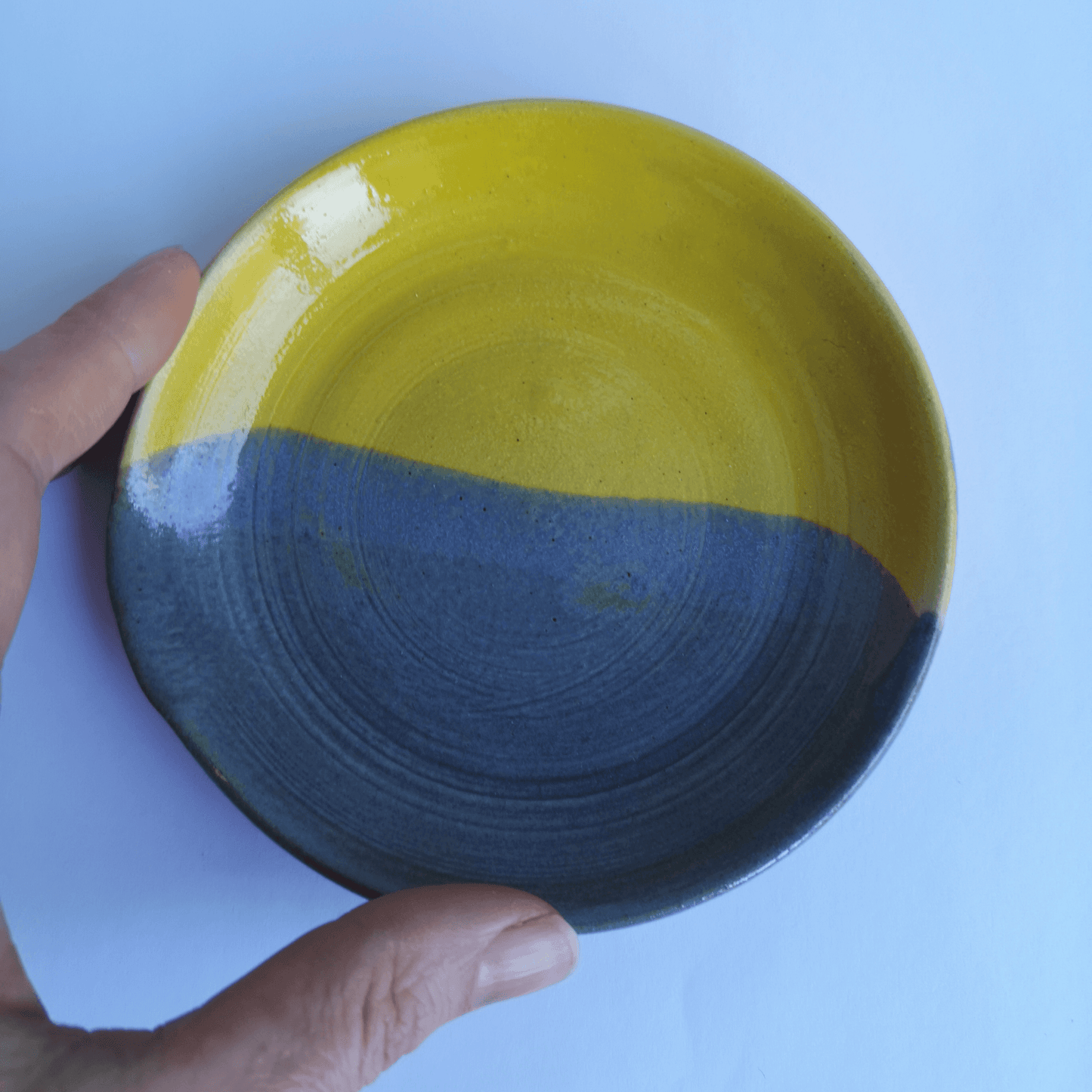 Repose Cuillère Bleu et Jaune