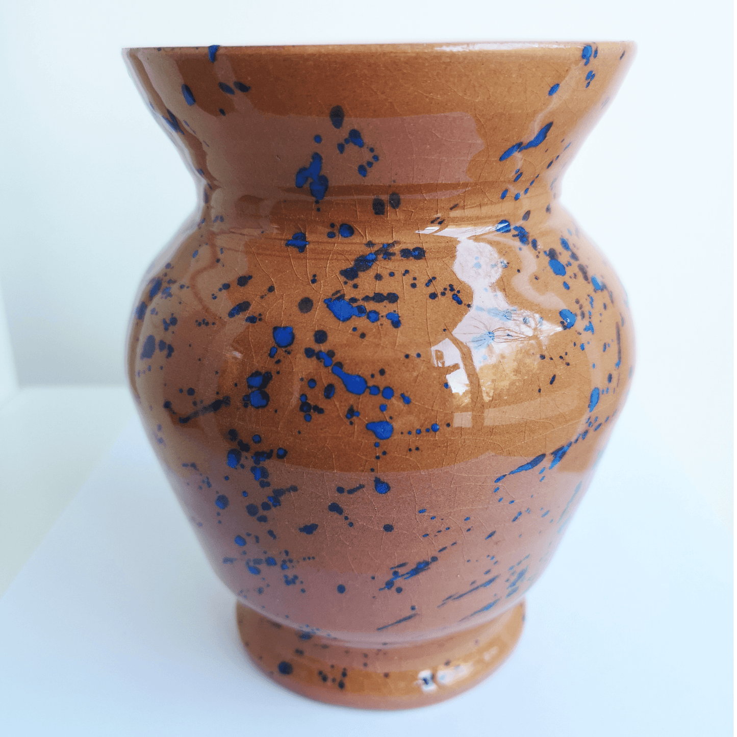 Vase Rouge et Bleu Faience Artisannat d Exception Poterie Aix en Provence Cadeau