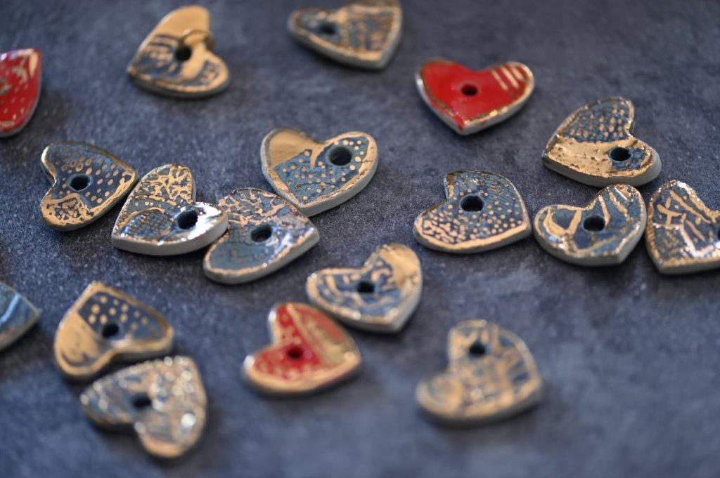 Coeur fait main artisan provence bijoux fantaisie