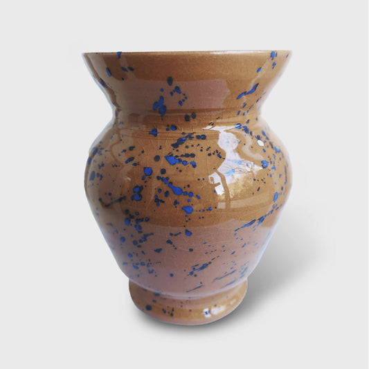 Vase Rouge et Bleu Faience Artisannat d Exception Poterie Fait Main Tour Potier Aix en Provence